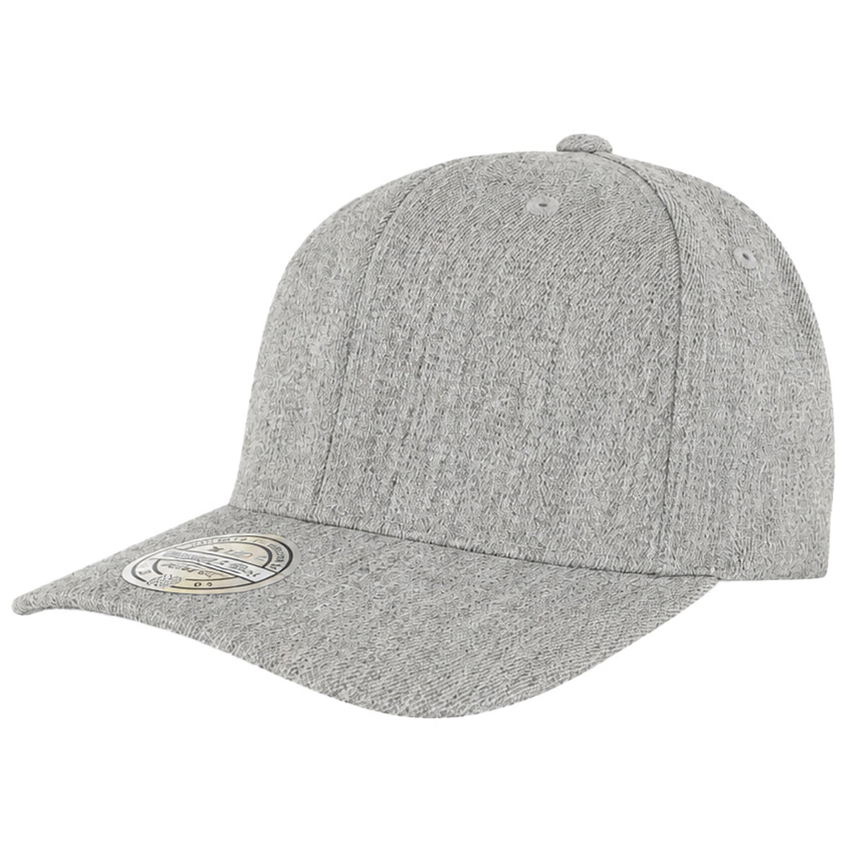 Mitchell & Ness Flat Peak 110 Curved Grey Cap