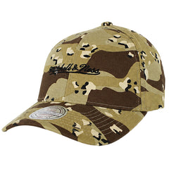 Mitchell & Ness Logo Camo Brown Cap