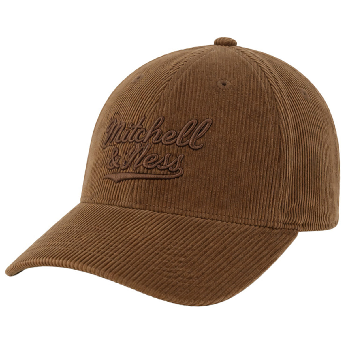 Mitchell & Ness Plain Logo Brown Cap