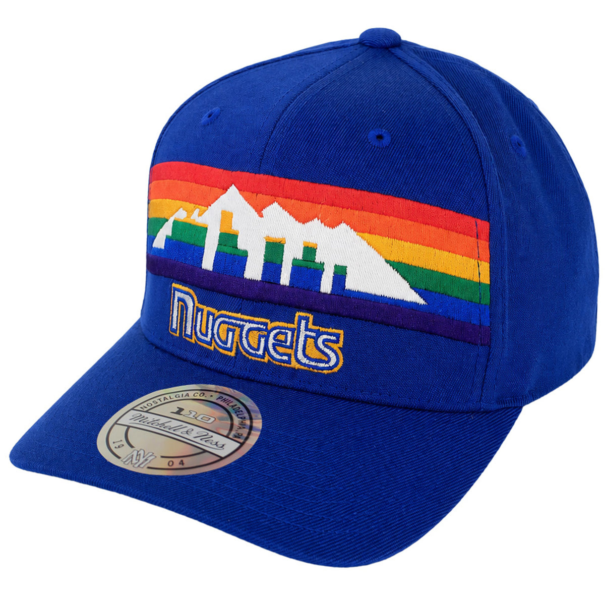Mitchell & Ness NBA Denver Nuggets Jersey Logo Blue Cap