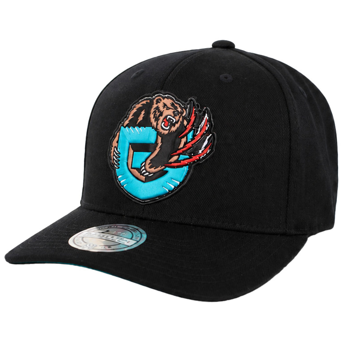 Mitchell & Ness NBA Vancouver Grizzlies Chrome Logo Black Cap