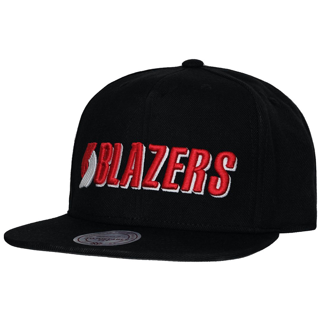 Mitchell & Ness Portland Trail Blazer Mens Black Cap