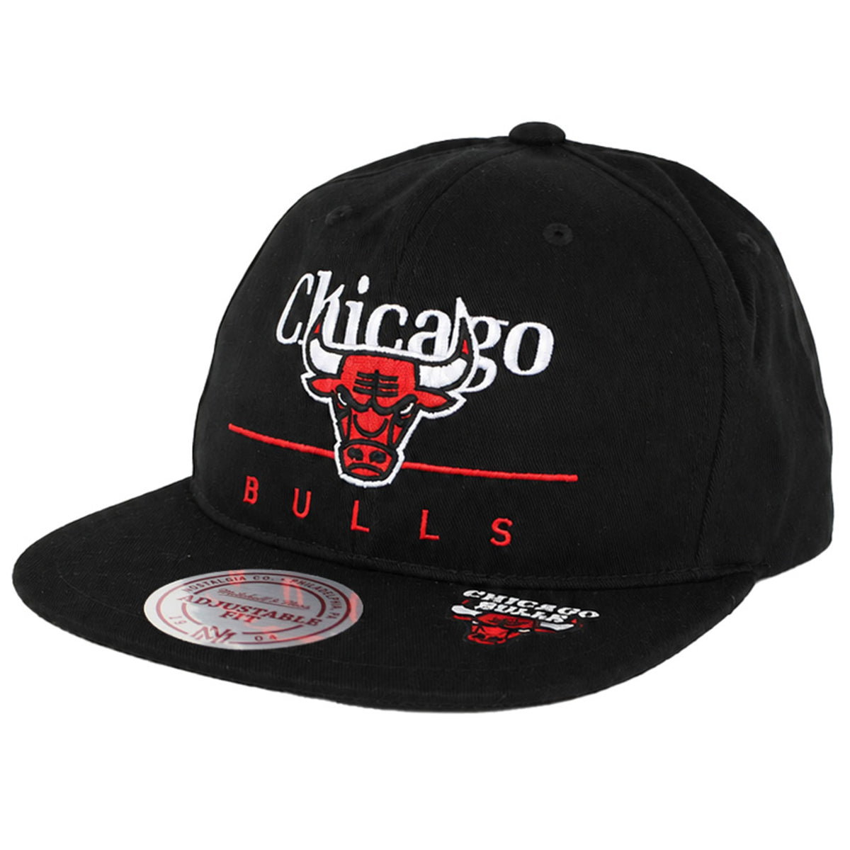 Mitchell & Ness NBA Chicago Bulls Double Black Cap