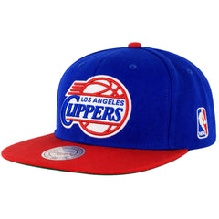 Mitchell & Ness NBA LA Clippers XL Logo 2-Tone Blue/Red Cap
