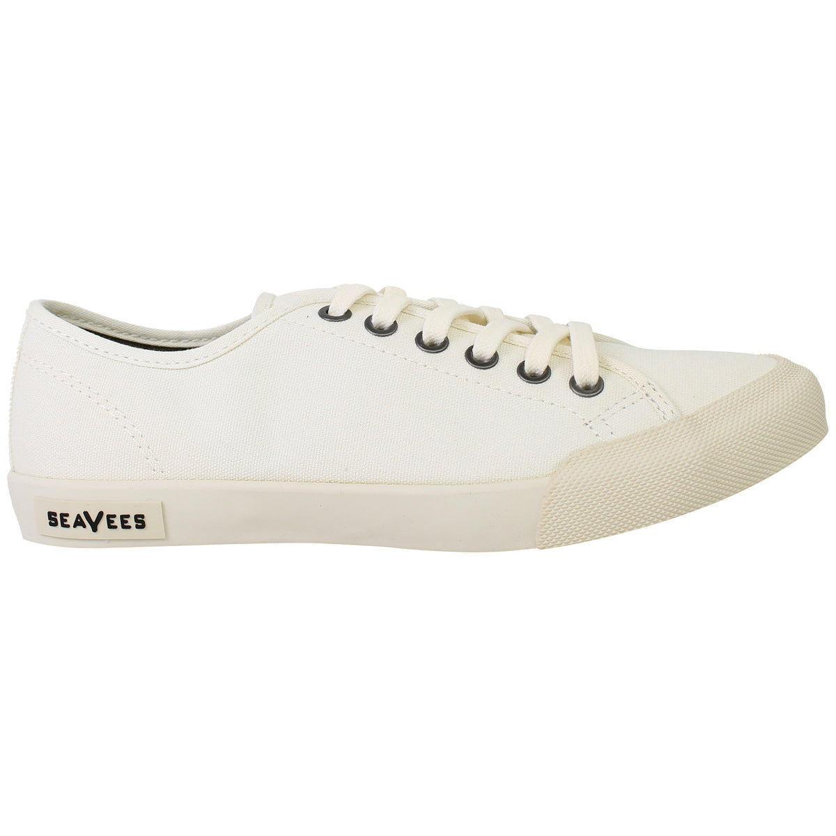 Seavees Monterey Standard Womens White Plimsolls