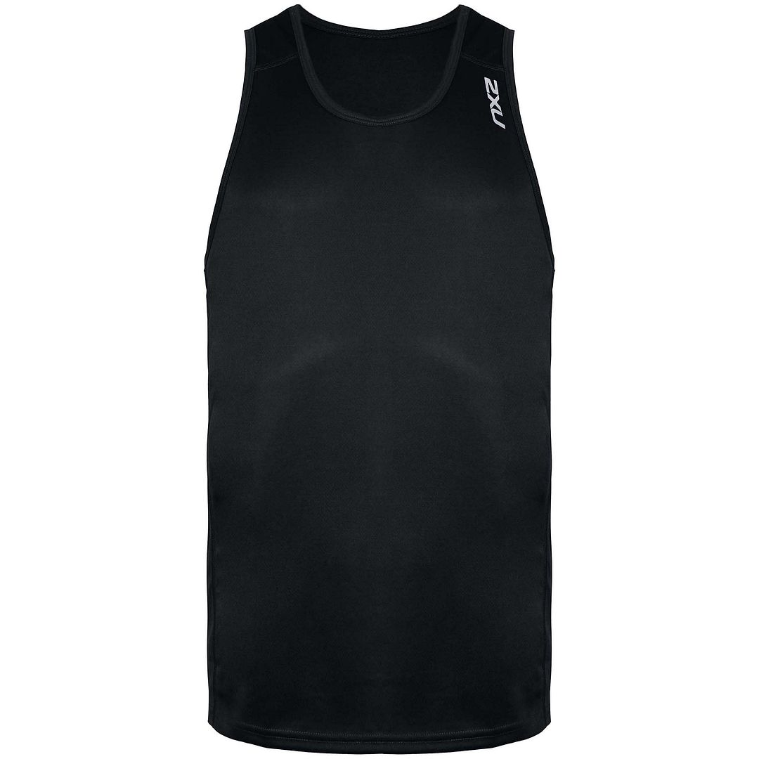 2XU BSR Active Singlet Mens Black Top