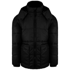 Hunter Interpid Mid Mens Black Puffer Coat