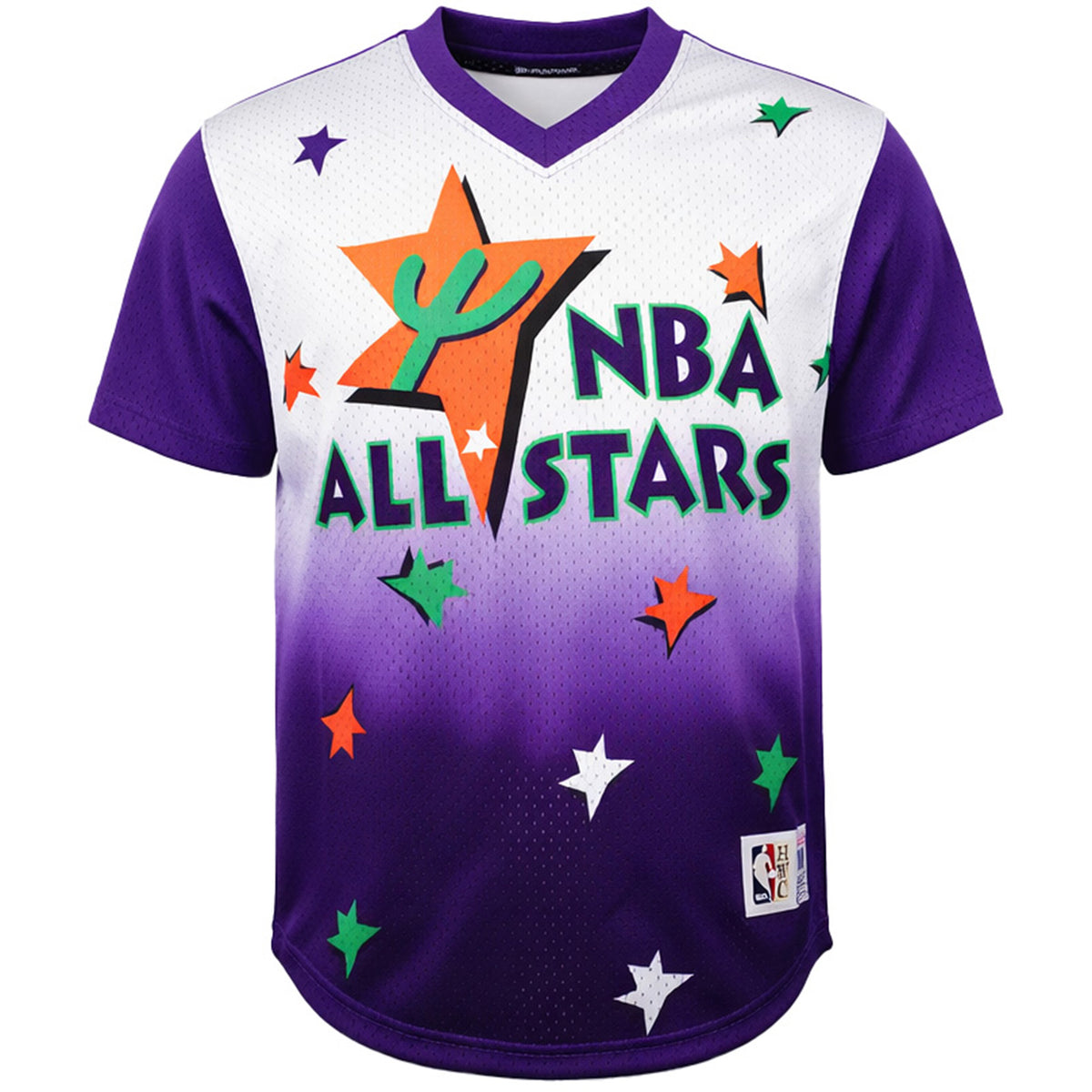 Mitchell & Ness NBA All Star Game Winning Shot Mesh Mens Purple T-Shirt