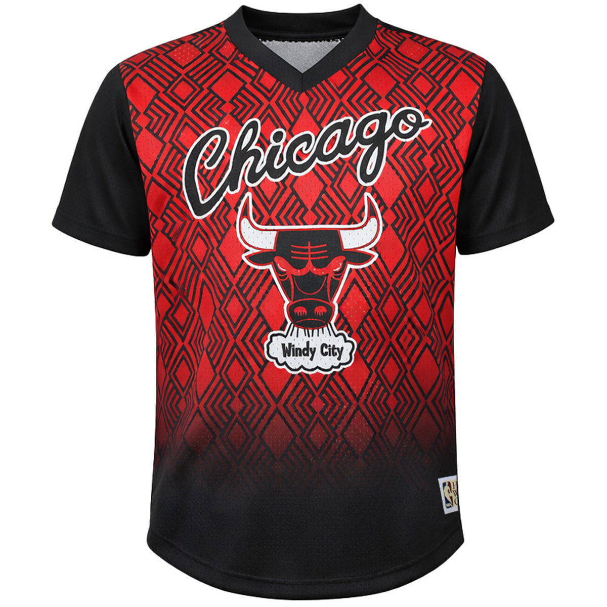 Mitchell & Ness NBA Chicago Bulls Winning Shot Mesh Black T-Shirt