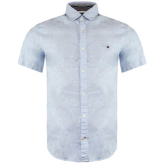 Tommy Hilfiger Mens Light Blue Shirt