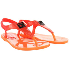 Calvin Klein Jeanne Womens Orange Sandals