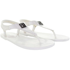 Calvin Klein Jeanne Womens White Sandals
