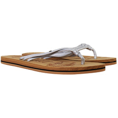 O'Neill Ditsy Womens Silver Flip-Flops