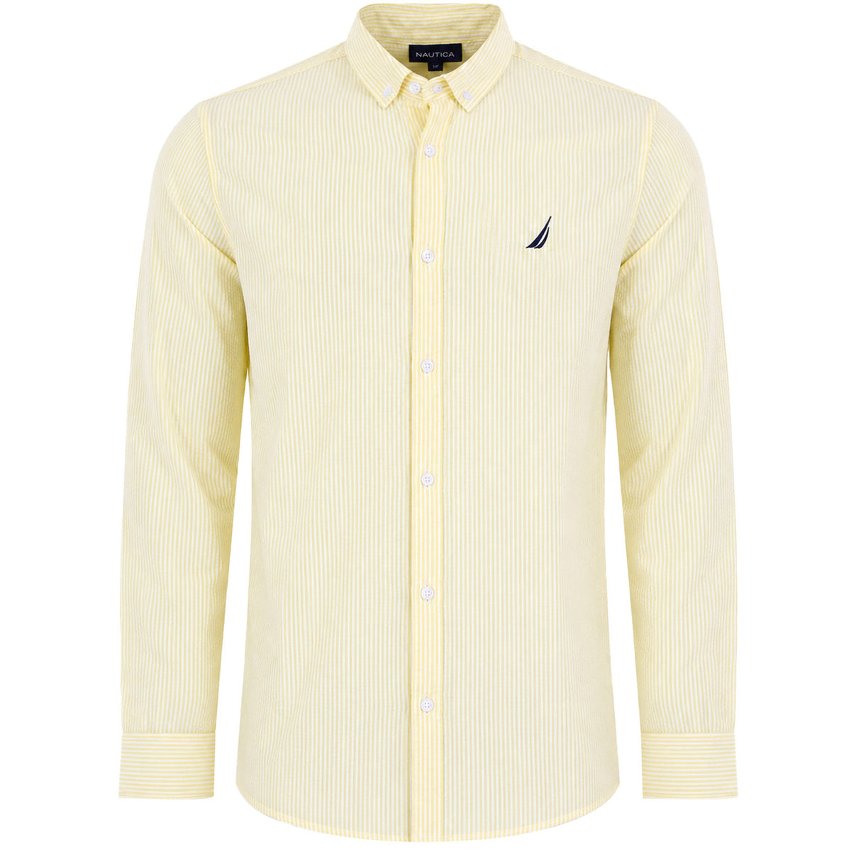 Nautica Paneo Mens Yellow Shirt