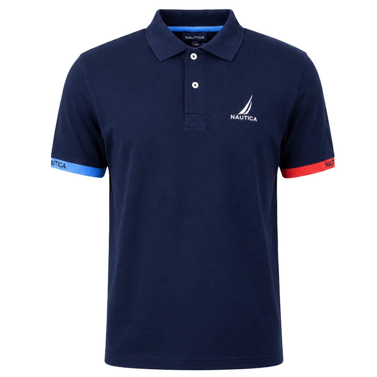 Nautica Hobbs Mens Dark Navy Polo Shirt