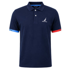 Nautica Hobbs Mens Dark Navy Polo Shirt