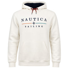 Nautica Malbo Oh Mens Ecru Hoodie