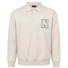 Nautica Colson Mens Ivory Polo Shirt