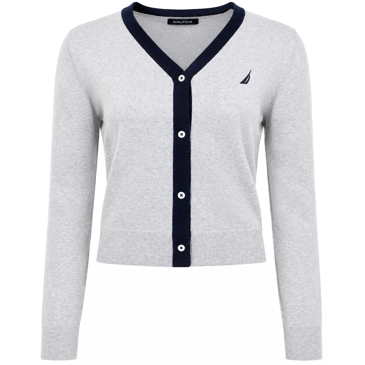 Nautica Dana Womens Grey Sweater