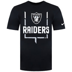 Nike NFL Las Vegas Raiders Legend Goal Post Mens Black T-Shirt