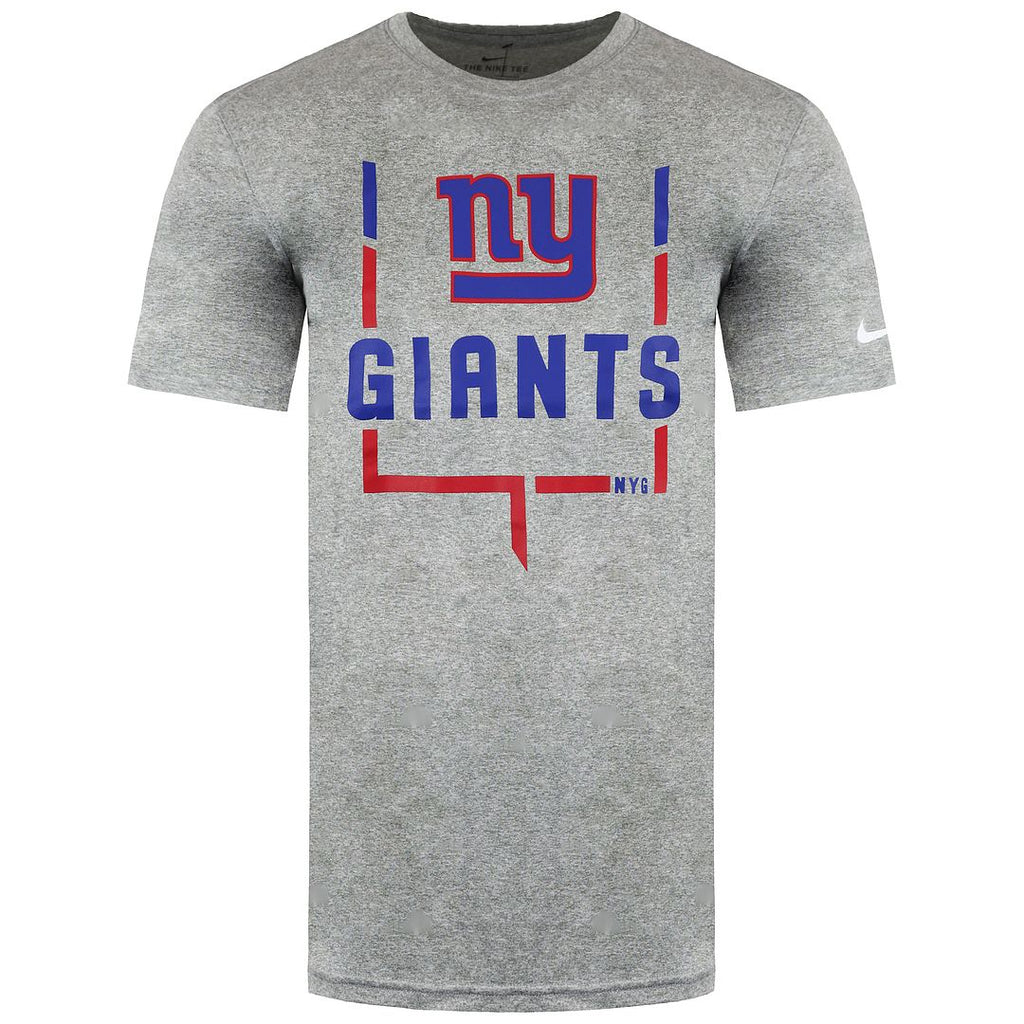 Nike NFL New York Giants Legend Goal Post Mens Grey T-Shirt