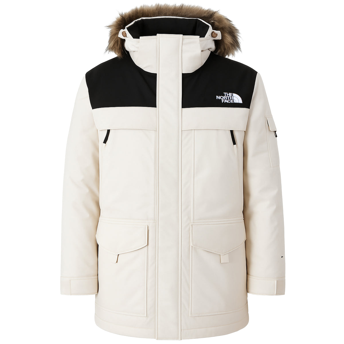 The North Face McMurdo 2 Mens White Parka Jacket