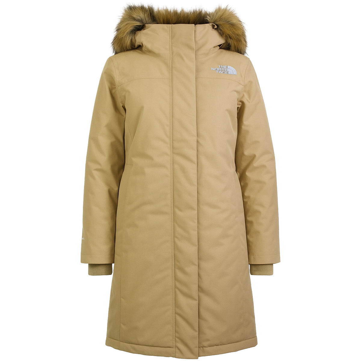 The North Face Arctic Womens Khaki Stone Parka Jacket