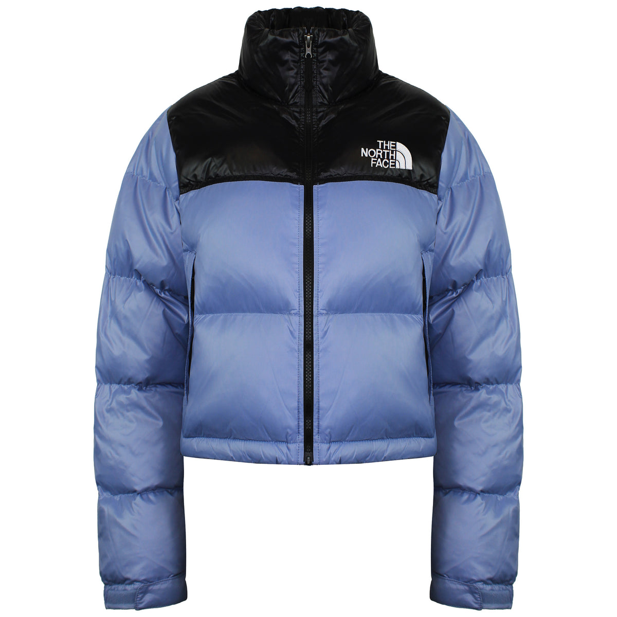 The North Face Nuptse Womens Blue Short Jacket