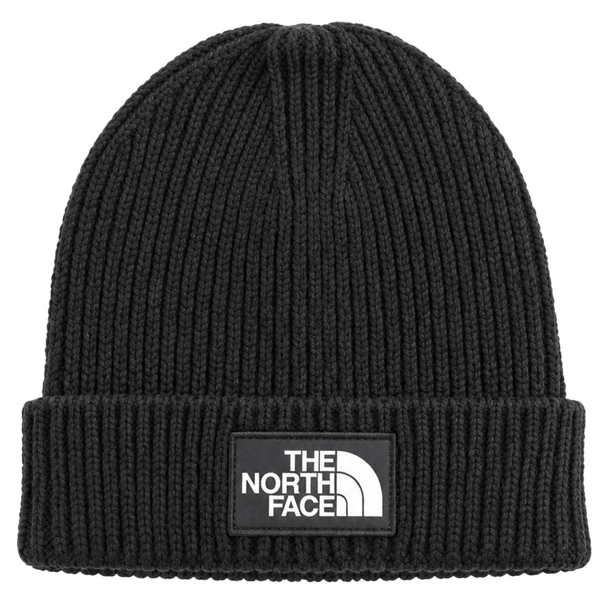 The North Face Box Logo Cuffed Black Beanie