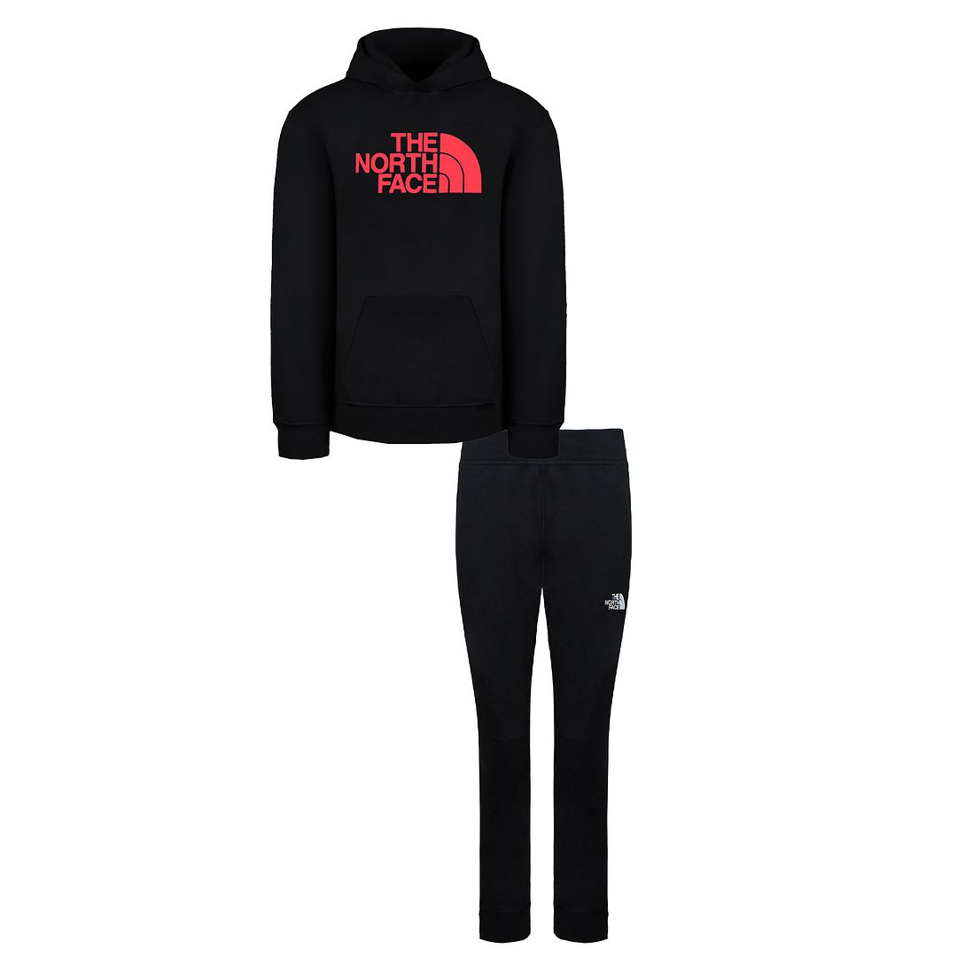 The North Face Slacker Kids Black Tracksuit