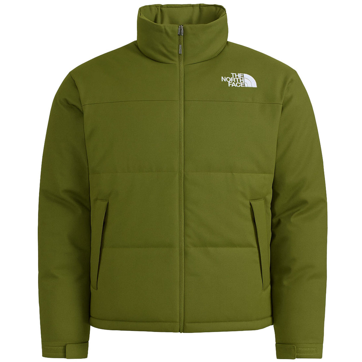 The North Face 92 Ripstop Nuptse Mens Olive Green Padded Jacket