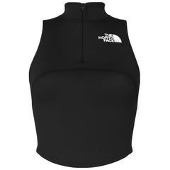 The North Face Rib Panel Zip Womens Black Top