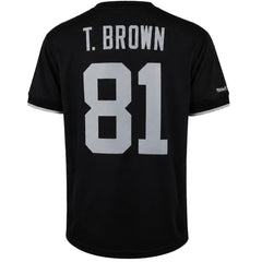 Mitchell & Ness NFL LA Raiders #T. Brown Mens Black T-Shirt