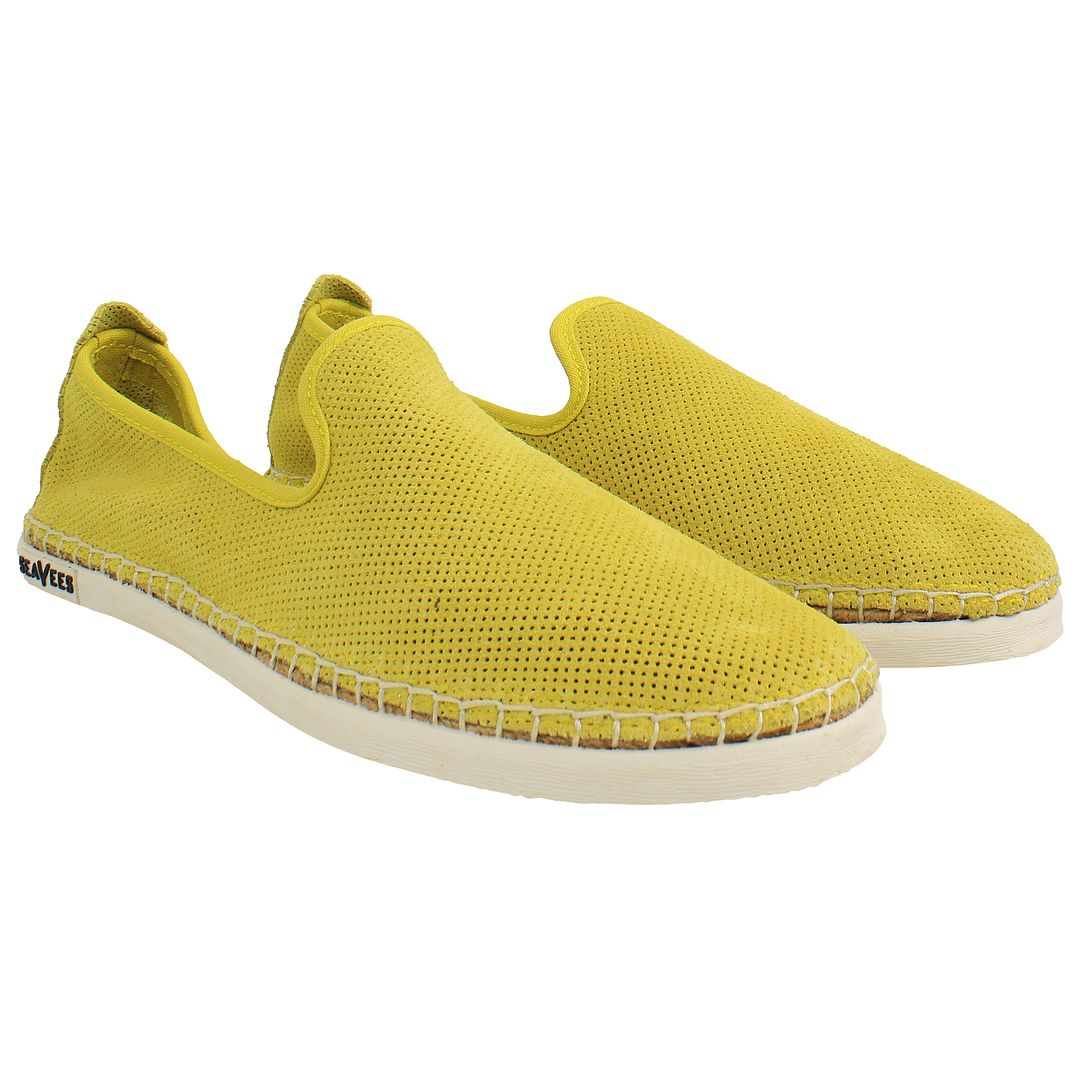 Seavess Ocean Park Womens Yellow Espadrilles