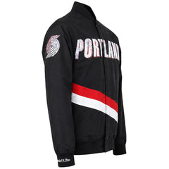 Mitchell & Ness NBA Portland Trail Blazers 75th Warm Up Mens Black Jacket