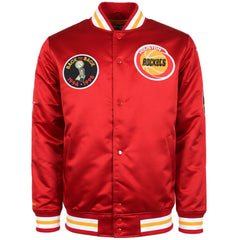 Mitchell & Ness NBA Houston Rockets Champ City Mens Red Jacket