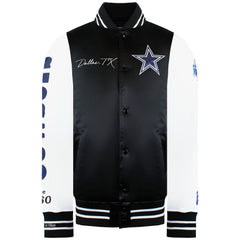 Mitchell & Ness NFL Dallas Cowboys Mens Satin Bomber Jacket