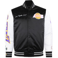 Mitchell & Ness NBA Los Angeles Lakers Mens Satin Bomber Jacket