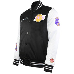 Mitchell & Ness NBA Los Angeles Lakers Mens Satin Bomber Jacket