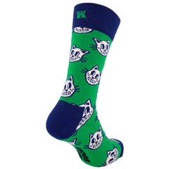 Happy Socks 1-Pack Green Fun Cat