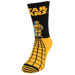 Happy Socks 1-Pack Yellow Star Wars C-3PO