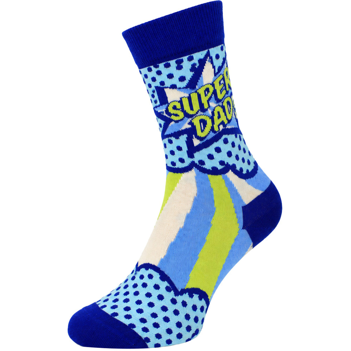 Happy Socks 1-Pack Blue Super Dad