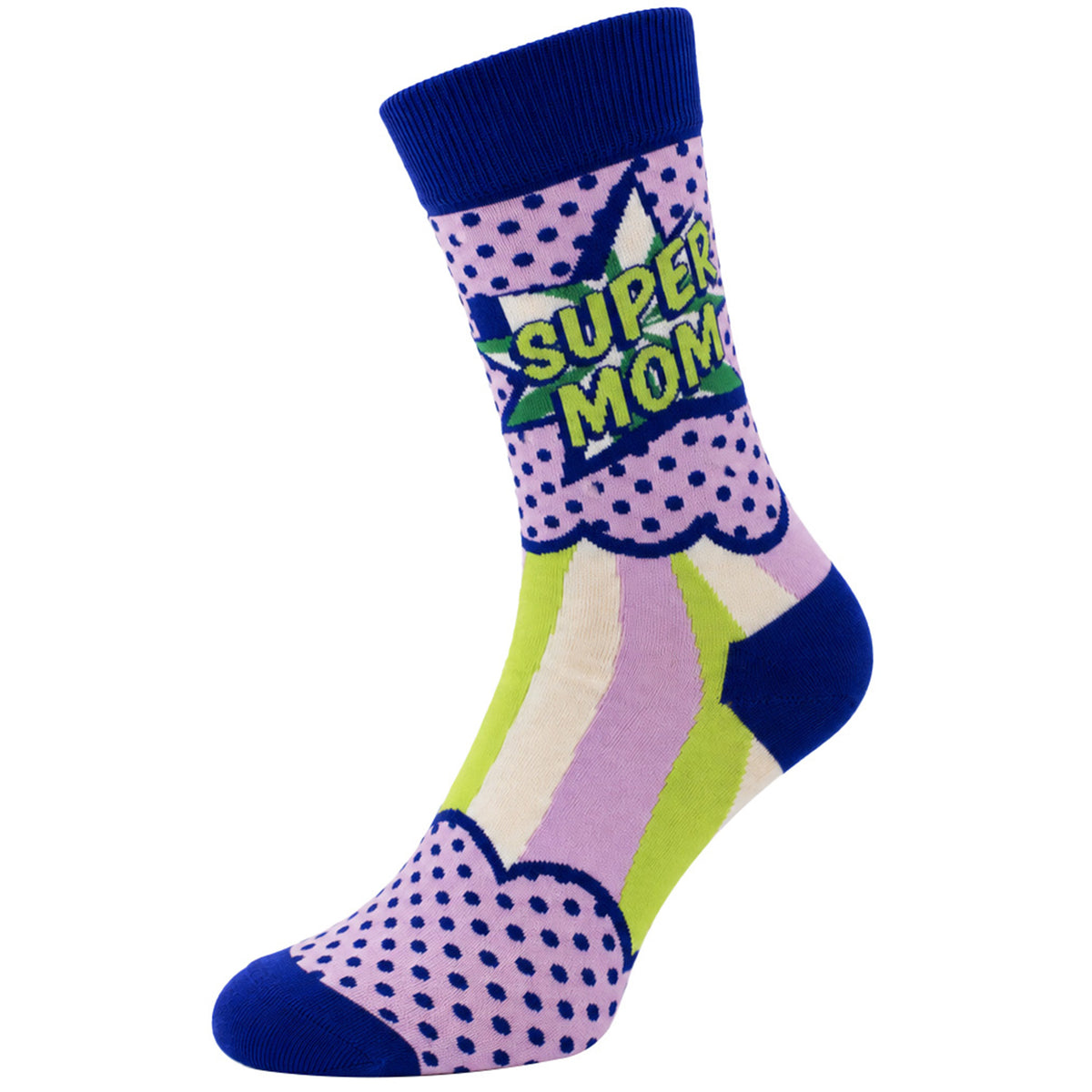 Happy Socks 1-Pack Purple Super Mom
