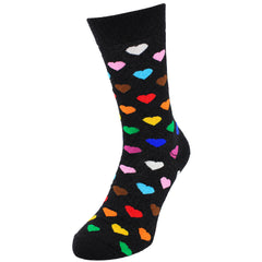 Happy Socks 2-Pack Black Heart Dot