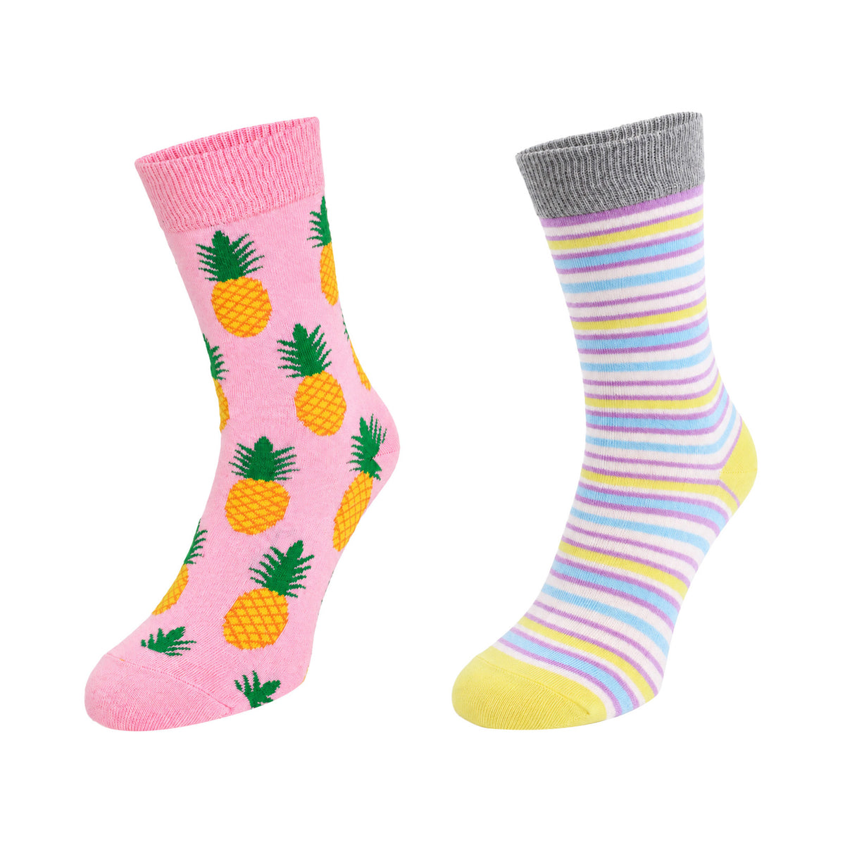 Happy Socks 2-Pack Multicolour Pineapple
