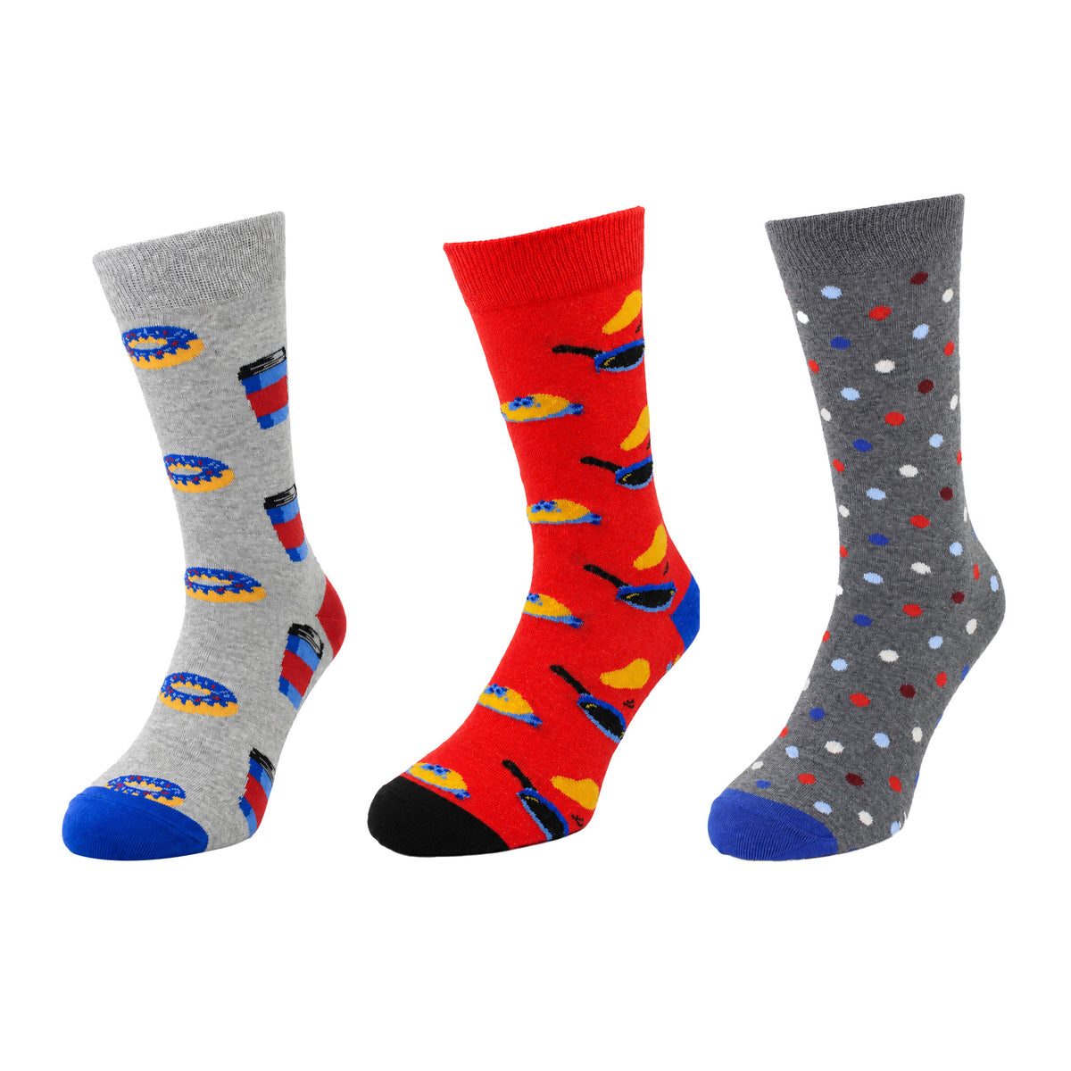 Happy Socks 3-Pack Multicolour Donut