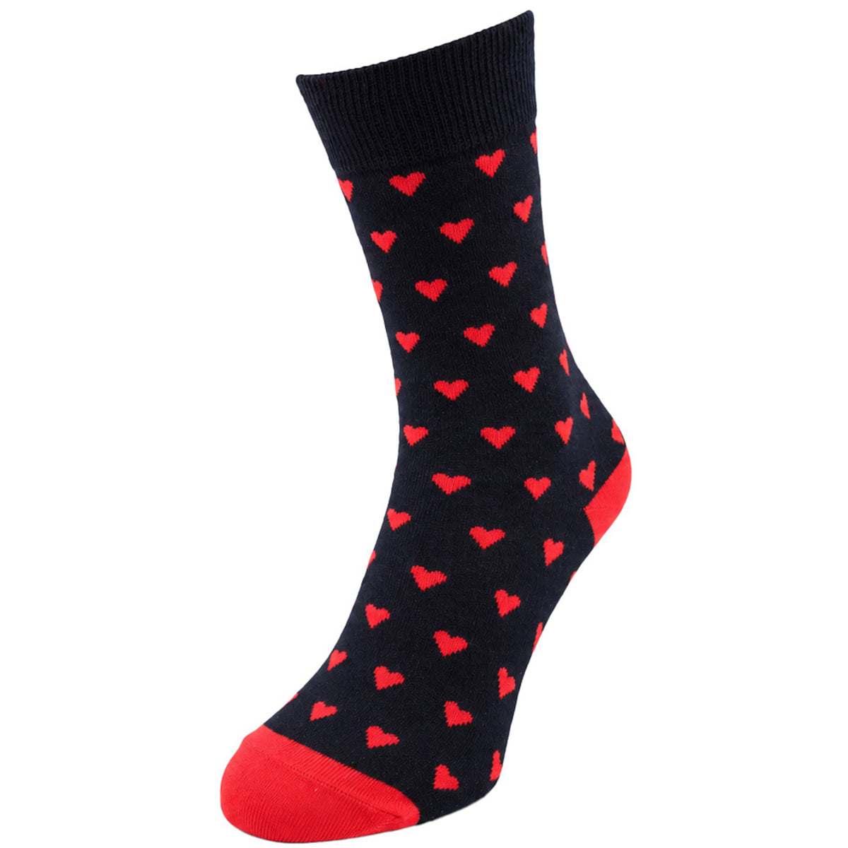 Happy Socks 1-Pack Black Small Heart