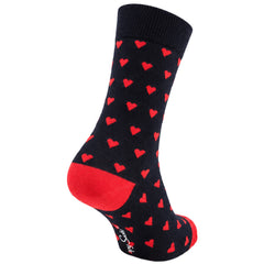 Happy Socks 1-Pack Black Small Heart