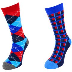 Happy Socks 2-Pack Multicolour Argyle