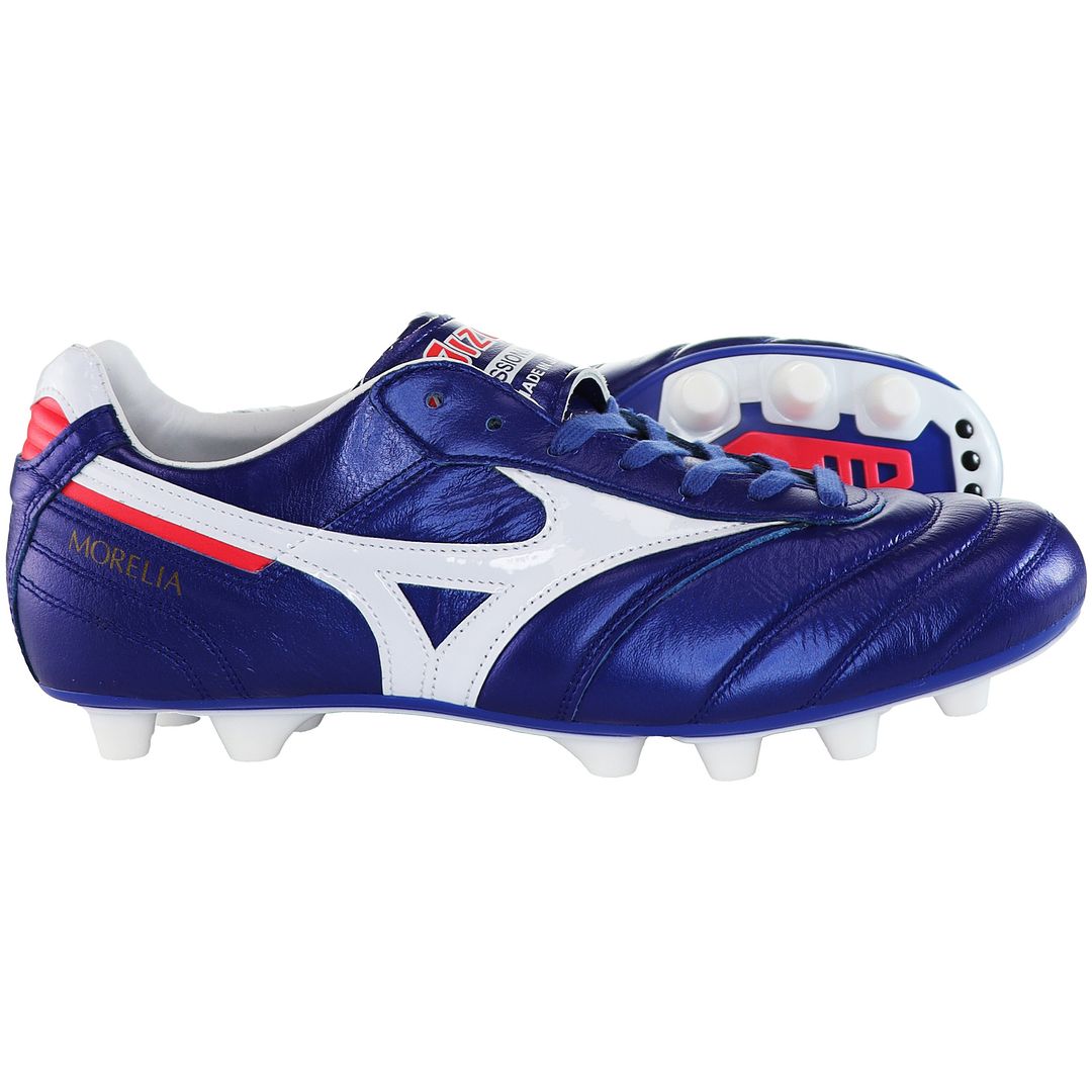 Mizuno Morelia II Japan Mens Blue Football Boots